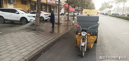磁县城管高压清洗车道路冲洗现场直击 城市“净颜”背后的科技与坚守